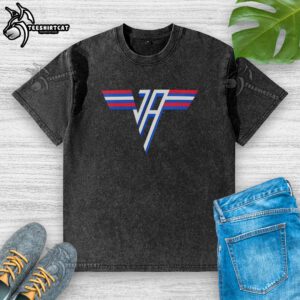Nice Van Allen Buffalo Bills Josh Allen logo washed t-shirt featuring a vibrant design for NFL fans.
