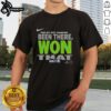 Official Seattle Seahawks 2025 NFC West Champions T-Shirt featuring team logo and vibrant colors, perfect for fans.