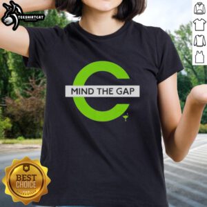 Original Mind The Gap Ladies Tee in stylish design, perfect for casual wear and showcasing unique fashion sense.