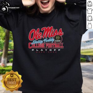 Original Ole Miss Hotty Toddy sweatshirt for College Football Playoff 2025-26, featuring bold team colors and logo.