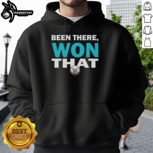 Original Philadelphia Eagles football logo hoodie showcasing 'Been There Won That' design for passionate fans.