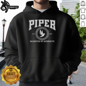 Original Piper Daughter of Aphrodite Rebel Heart Hoodie featuring stylish design and vibrant colors, perfect for fans.