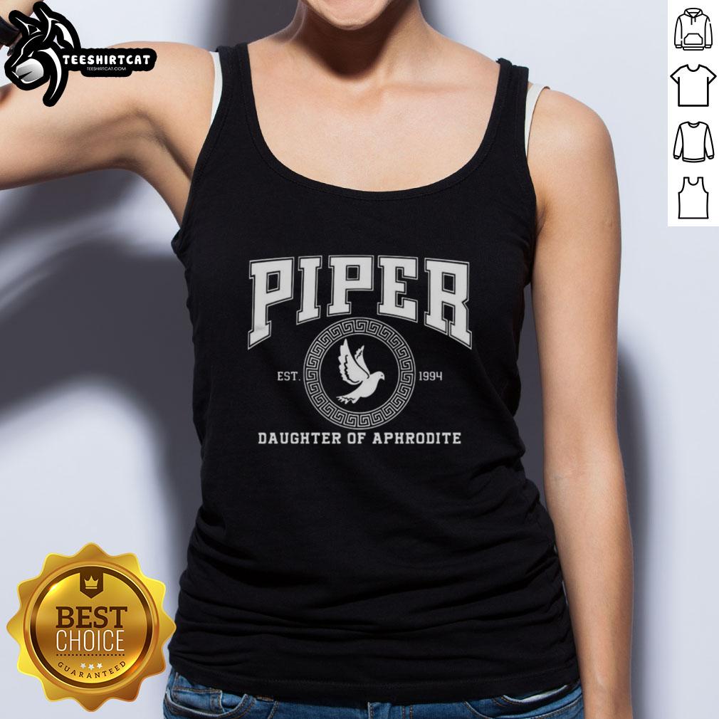 Alt Text: Original Piper Daughter of Aphrodite Rebel Heart Tank Top featuring a stylish design perfect for summer fashion.