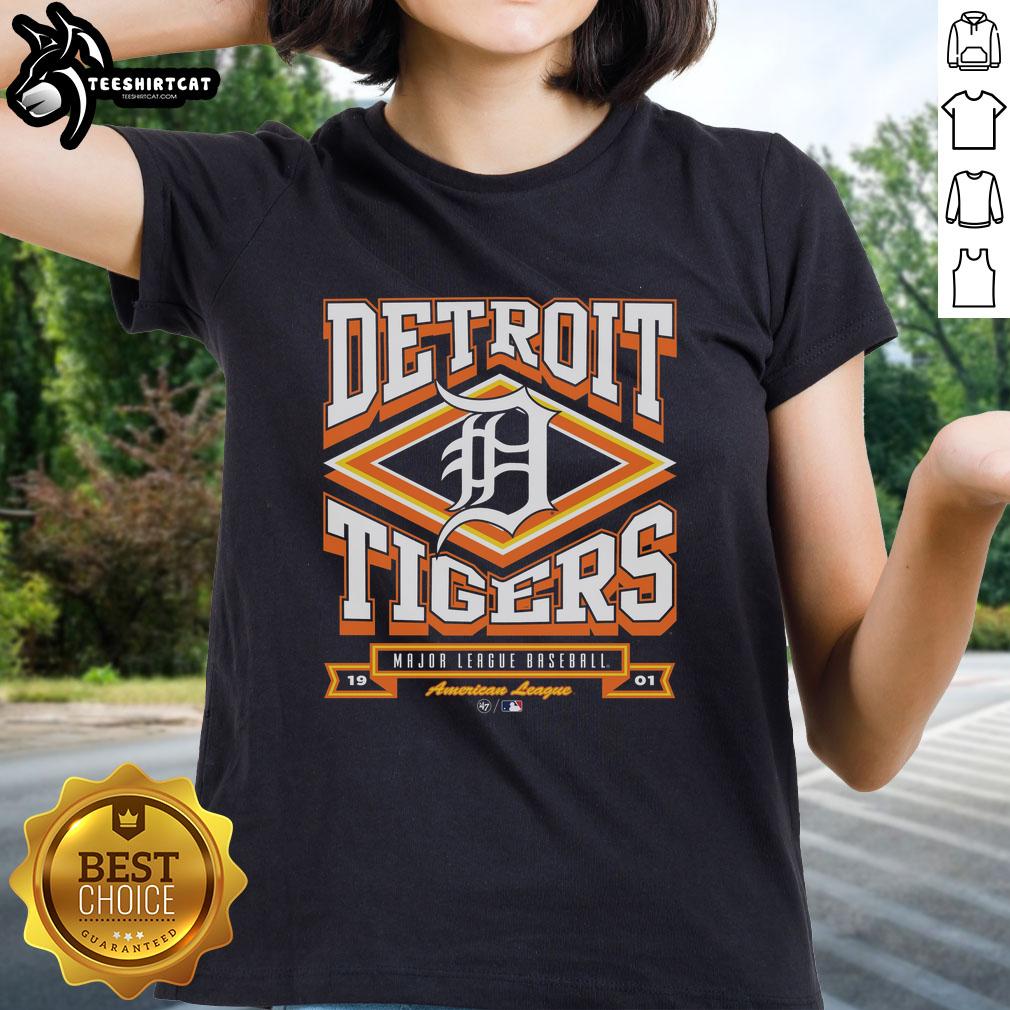 Premium Detroit Tigers Heater Ladies Tee featuring stylish design and vibrant team colors for passionate fans.