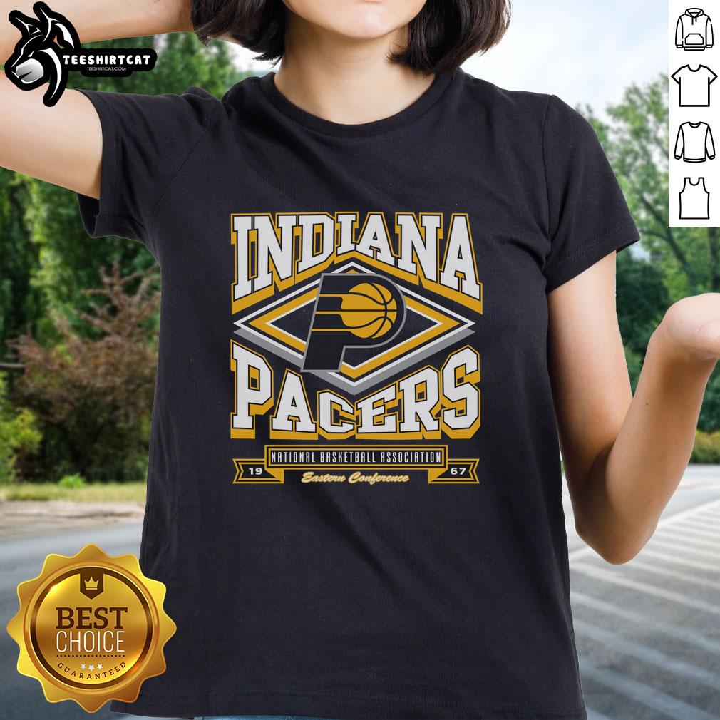 Premium Indiana Pacers Heater Ladies Tee featuring a stylish design for female fans, perfect for game day or casual wear.