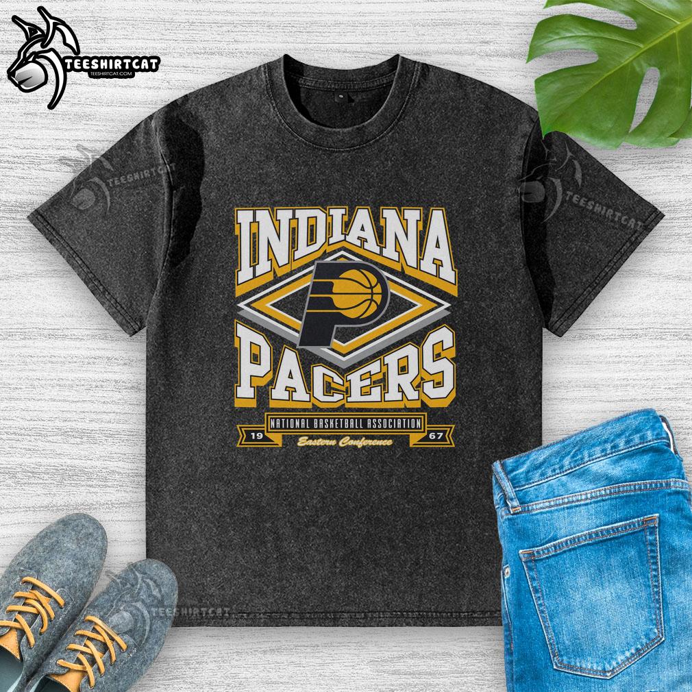 Premium Indiana Pacers Heater Washed T-Shirt in vibrant colors, featuring team logo and comfortable fit for fans.