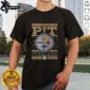 Premium Pittsburgh Steelers Holiday T-Shirt featuring festive design and team colors, perfect for game day celebrations.