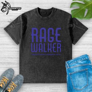 Premium Rage Walker Fueled By Silence Powered By Spite Washed T-Shirt featuring bold graphics and a comfortable fit.