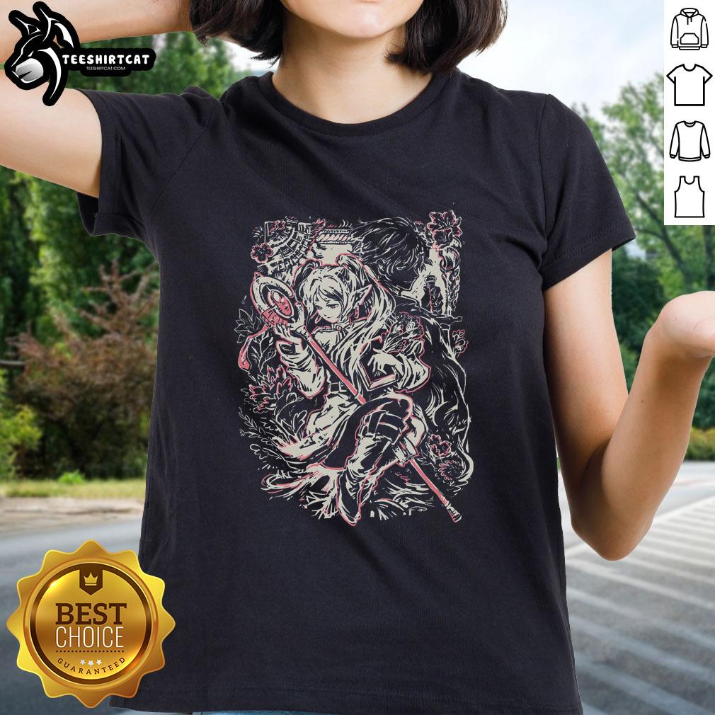 Premium Wise Beyond Her Years Ladies Tee featuring a stylish design, perfect for confident women who embrace their wisdom.