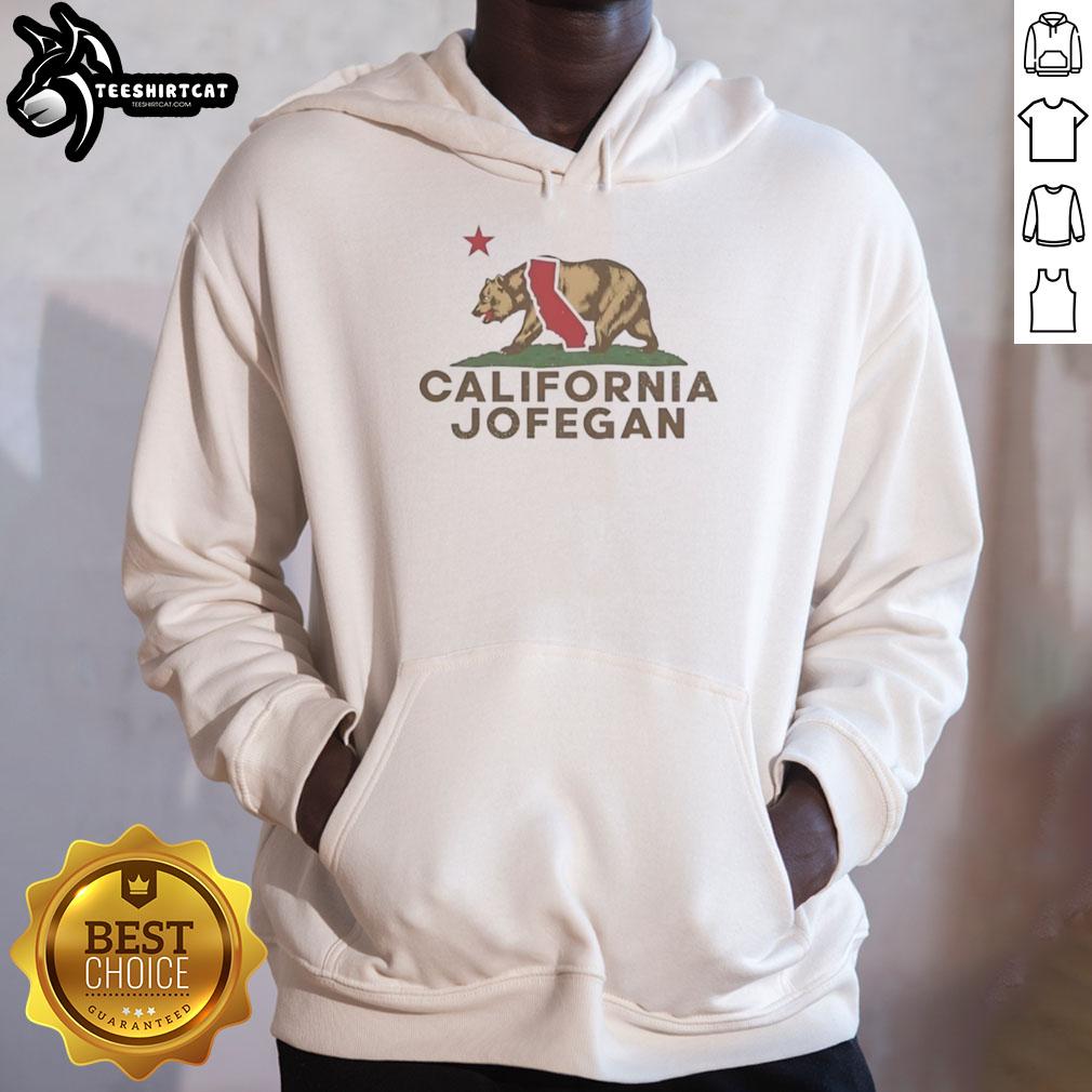 Alt Text: Stylish Pretty Jofegan California bear hoodie featuring California Republic flag design, perfect for casual wear.