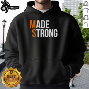 Alt Text: Pretty Made Strong Hoodie in vibrant colors, showcasing its stylish design and comfortable fit for casual wear.