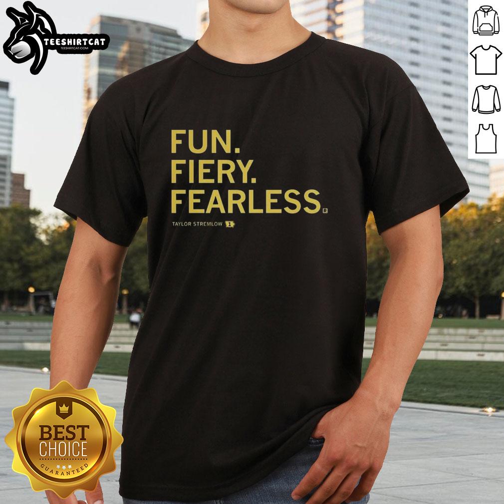 Alt Text: Pretty Taylor Stremlow wearing a fiery Iowa Hawkeyes Basketball T-shirt, showcasing team spirit and style.