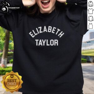 Stylish Elizabeth Taylor sweatshirt featuring a vibrant design, perfect for fashion lovers and fans of classic Hollywood.