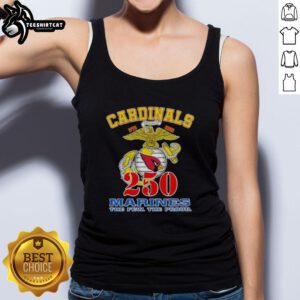 Top Arizona Cardinals x U.S.M.C 250th Birthday Celebration Tank Top featuring unique design and team colors.