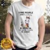 Alt Text: Funny 'Top Horse Some People Aren't Just Missing A Screw The Whole Toolbox Is Gone' T-Shirt design for horse lovers.