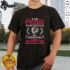 Alt Text: Atlanta Falcons fan t-shirt with the phrase 'I Am Proud Of Many Things In Life But Nothing Beats Being A Fan.'