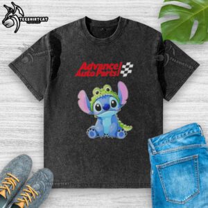 Top Stitch Cosplay Crocodile X Advance Auto Parts washed t-shirt featuring a vibrant design and comfortable fit.