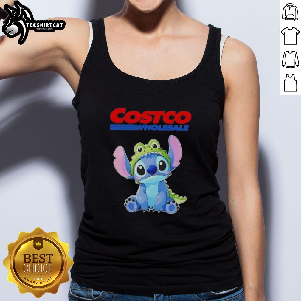 Top Stitch Cosplay Crocodile X Costco Wholesale tank top design featuring vibrant colors and unique character details.