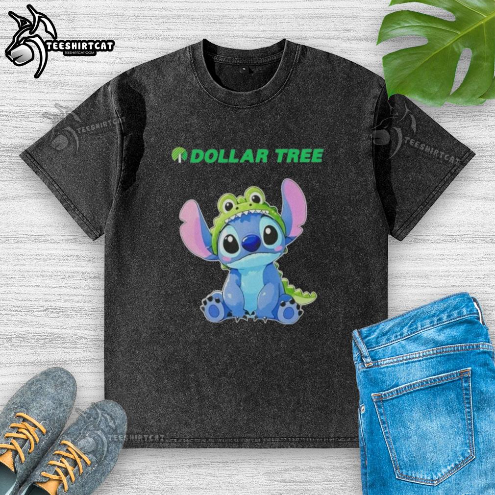 Top Stitch cosplay crocodile design on a Dollar Tree washed t-shirt, showcasing unique style and creativity.