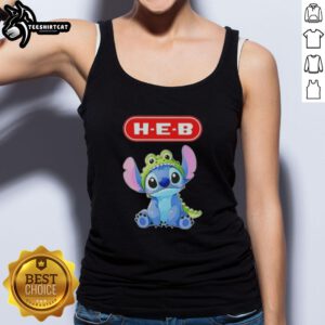 Top Stitch Cosplay Crocodile X H.E.B. tank top featuring vibrant colors and unique design for cosplay enthusiasts.