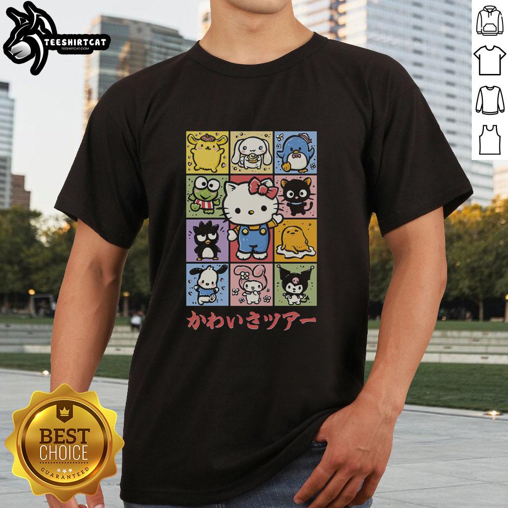 Top The Cuteness Tour T-Shirt featuring a vibrant design, perfect for fans of cute apparel and memorable tours.