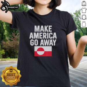 Awesome Dear Canada We Hate Him Too Ladies Tee featuring a humorous graphic for a fun American-Canadian vibe.