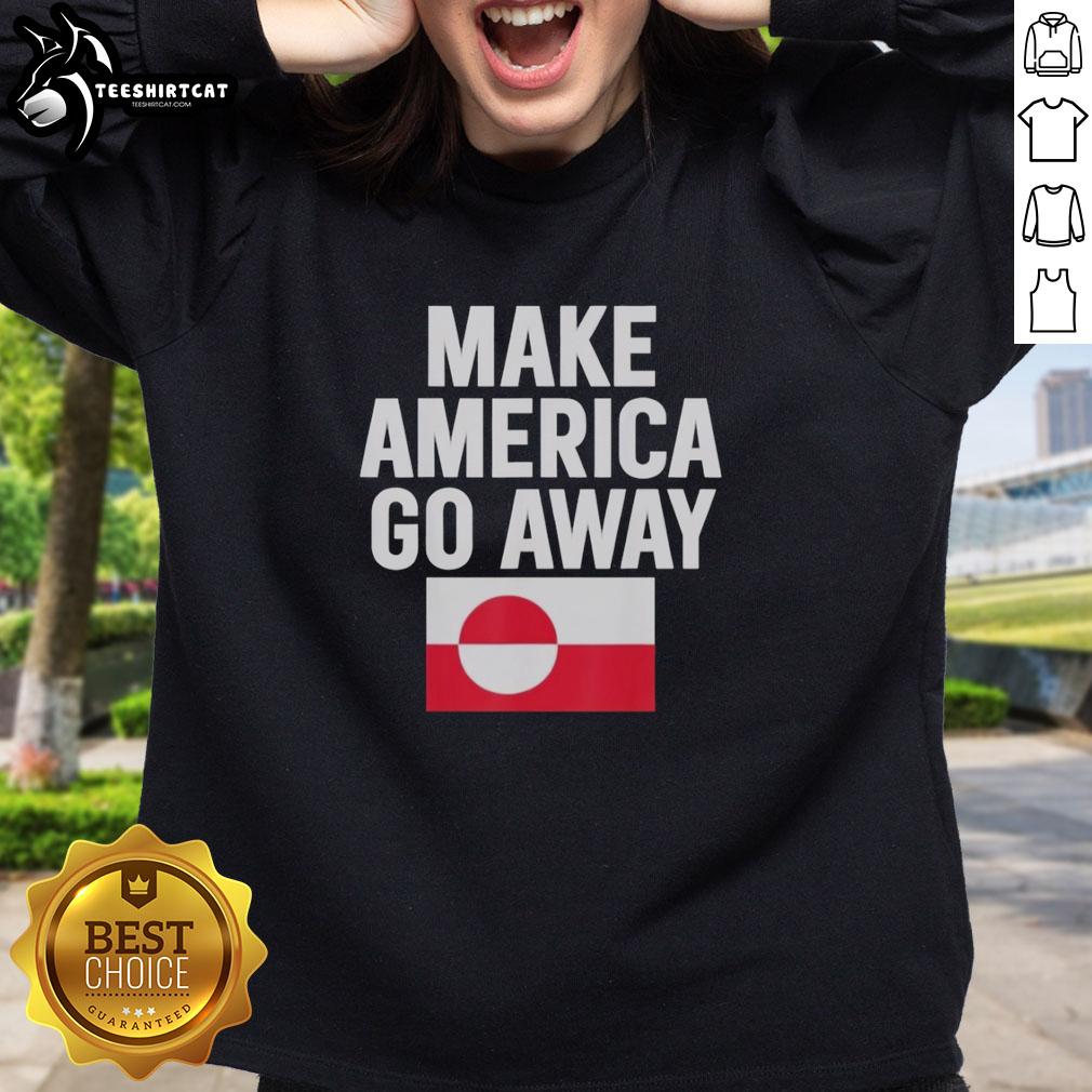 Awesome 'Dear Canada, We Hate Him Too' sweatshirt design promoting unity with a humorous take on American politics.