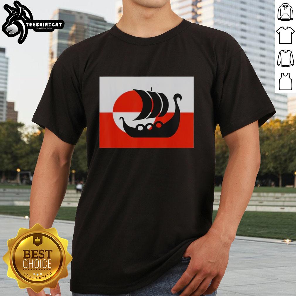 Awesome Denmark Greenland flag design on a 'Support Danish' T-shirt, perfect for fans of Danish culture and pride.