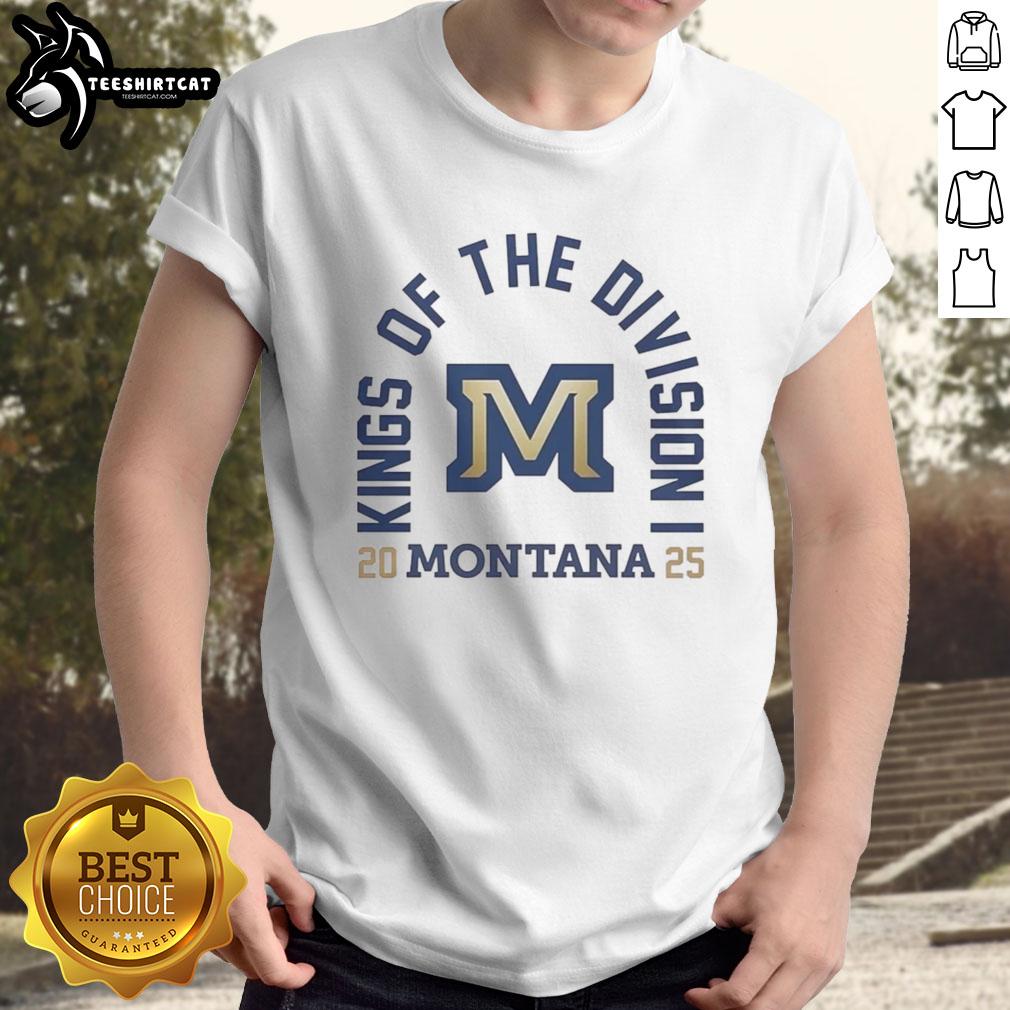 Good Montana State Bobcats NCAA Football King of Division I 2025 T-Shirt featuring team colors and logo design.