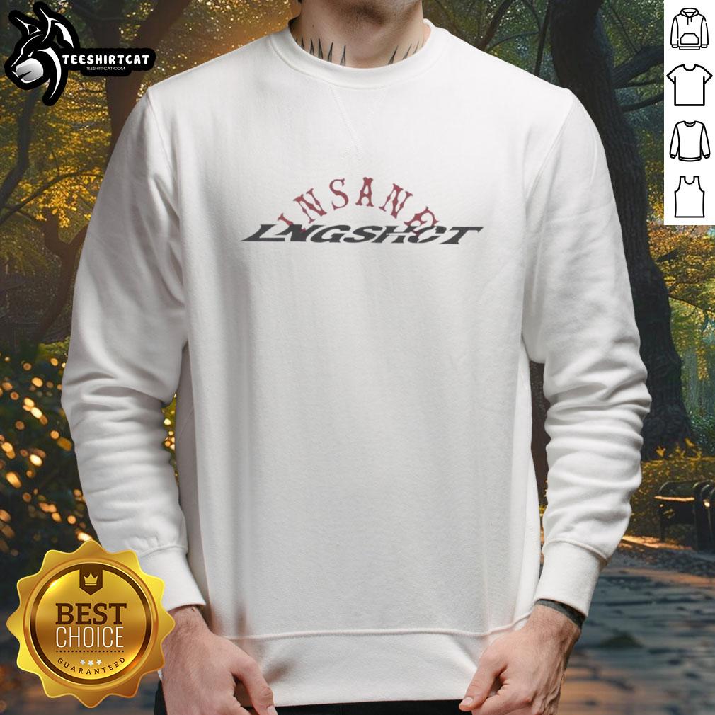 Hot Longshot X Insane Logo Sweatshirt featuring bold graphic design and comfortable fit, perfect for casual wear.