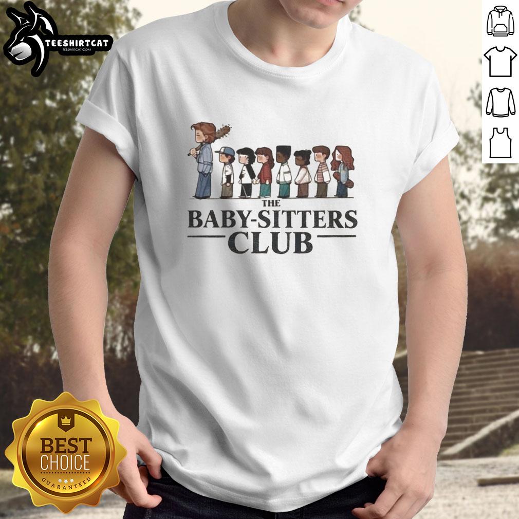 Hot The Baby Sitters Club Steve Harrington 2025 T-Shirt featuring vibrant graphics and stylish design for fans.