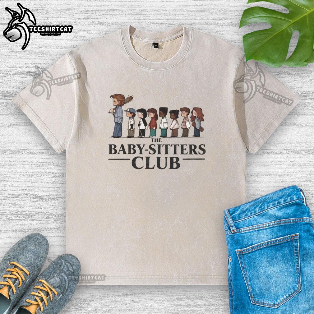 Hot The Baby-Sitters Club Steve Harrington 2025 washed t-shirt featuring vibrant graphics and a trendy design.