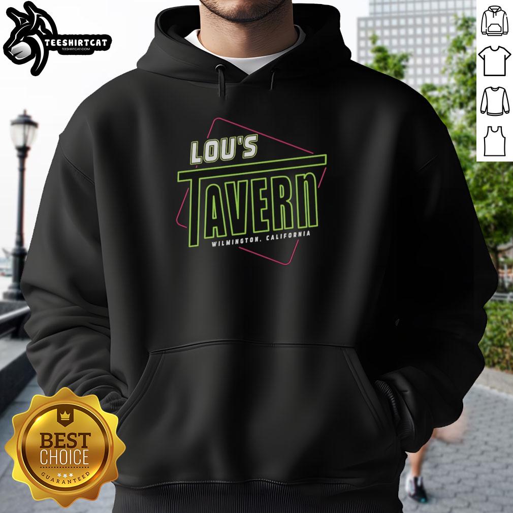 Nice Lous Tavern Wilmington California hoodie featuring a stylish design and vibrant colors, perfect for casual wear.