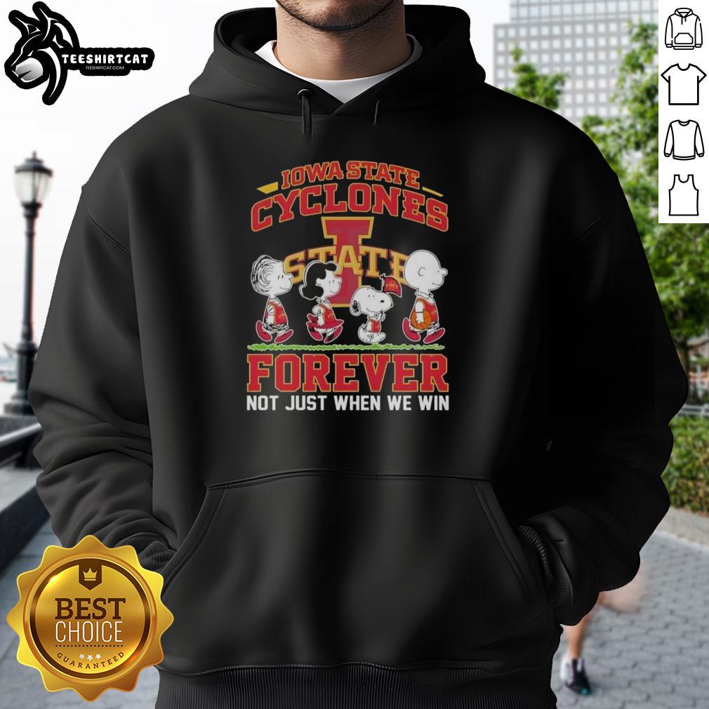 Nice Peanuts Snoopy and Friends Iowa State Cyclones hoodie, perfect for fans celebrating team spirit year-round.