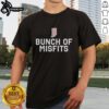 Official Indiana Hoosiers Football Bunch of Misfits Logo T-Shirt featuring a bold team logo on a vibrant red background.