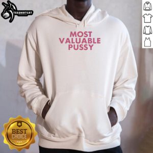 Official Melina Most Valuable Pussy Hoodie featuring bold graphic design for stylish feline lovers.