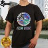 Official New York City sports t-shirt featuring Nets, Rangers, Jets, and Mets logos in a stylish design.