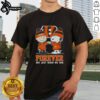 Official Peanut Snoopy Charlie Brown Cincinnati Bengals Forever T-Shirt for fans, celebrating loyalty beyond wins.