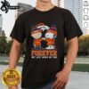 Alt Text: Official Peanut Snoopy Charlie Brown Denver Broncos Forever T-Shirt showcasing team spirit and playful design.