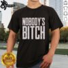Alt Text: Original Jimmy Uso Nobody's Bitch T-Shirt featuring bold graphics and vibrant colors, perfect for wrestling fans.