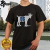 Alt Text: Original Nikita Kucherov Goat 86 T-Shirt featuring bold graphics and vibrant colors for hockey fans.