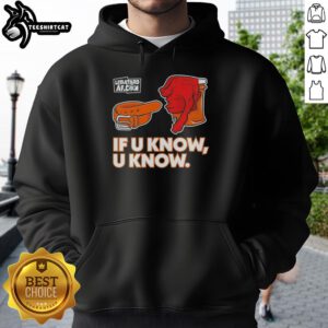Original The Dan Le Batard Show If U Know U Know Hoodie featuring bold text design and stylish fit for fans.