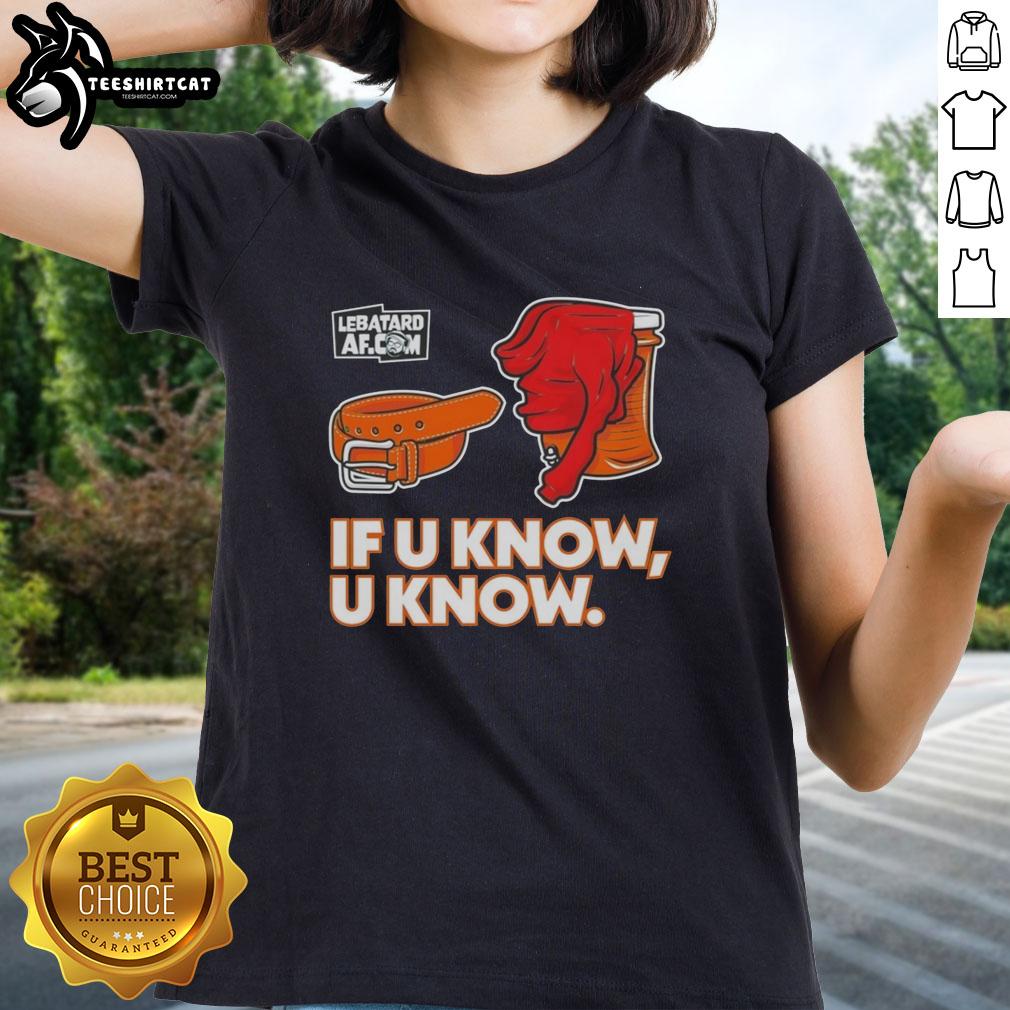 Original The Dan Le Batard Show If U Know U Know Ladies Tee featuring a stylish design and vibrant colors.