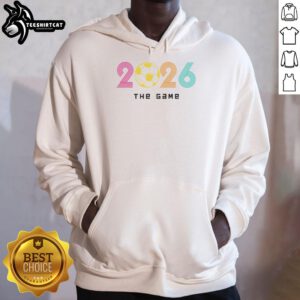 Alt Text: Premium 2026 Soccer The Game Hoodie featuring a stylish design and comfortable fit for soccer fans and players.