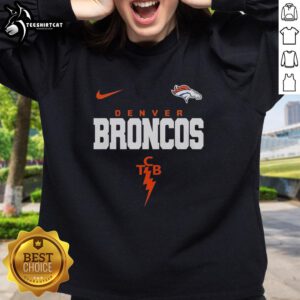 Premium Denver Broncos NFL Elvis Presley fan sweatshirt featuring vibrant team colors and stylish design for fans.