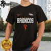 Premium Denver Broncos NFL Elvis Presley fan t-shirt featuring vibrant graphics and comfortable fit for dedicated fans.