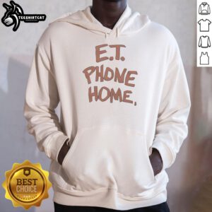 Premium Et Phone Home Hoodie featuring a stylish design, perfect for casual wear and sci-fi fans.