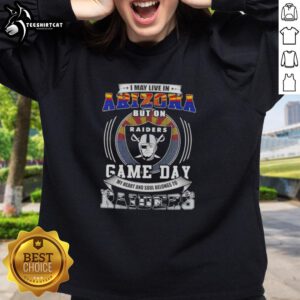 Premium sweatshirt for fans who love the Las Vegas Raiders, perfect for game day in Arizona. Stylish and comfortable.