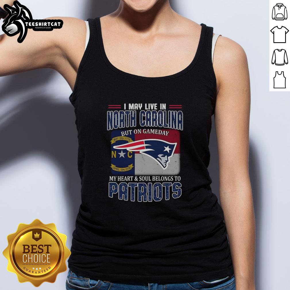 Premium tank top for fans in North Carolina, showcasing pride for the New England Patriots on game day.