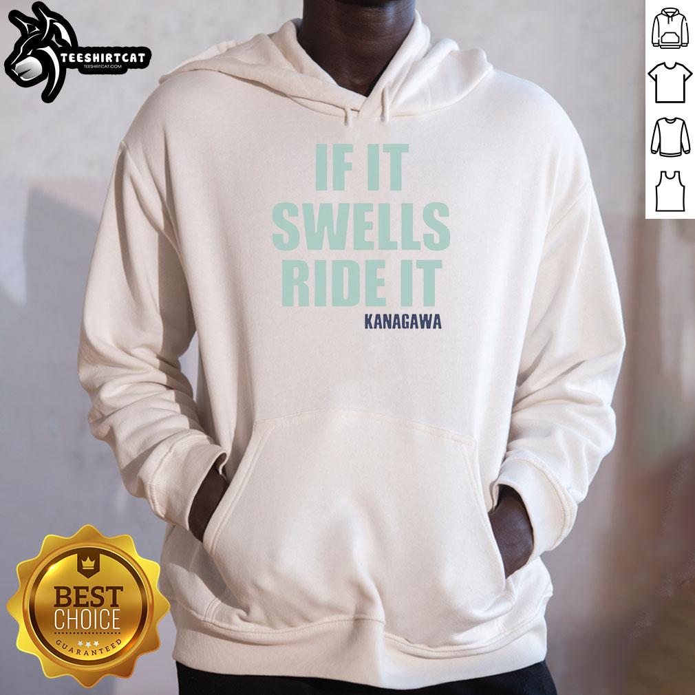Premium If It Swells Ride It Kanagawa Hoodie featuring a stylish design and vibrant colors for surf enthusiasts.